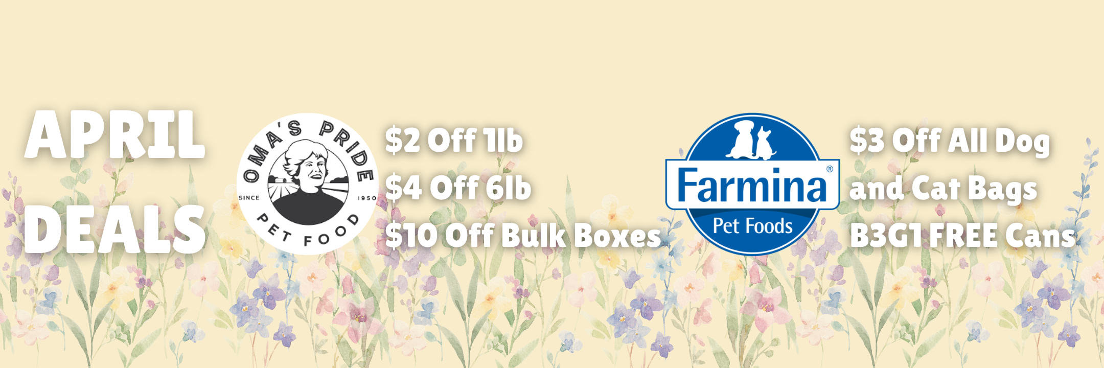 April Brand Deals