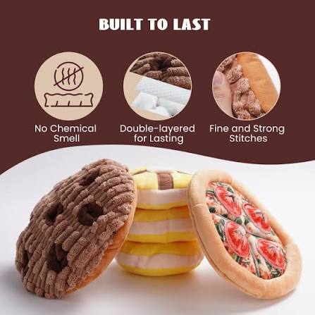 3 Pack Hide and Seek Food Dog Toys