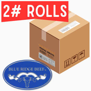 Shipping Box: Blue Ridge Beef 2# Rolls (Full Box)