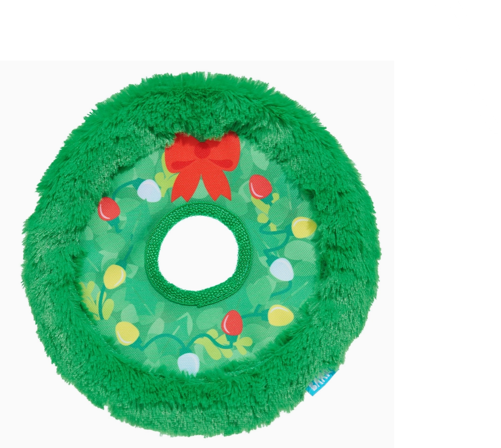 Bark Get Lit Wreath Dog Toy