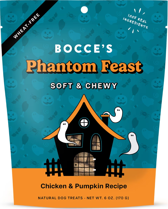 Bocce's Bakery Soft & Chewy- Phantom Feast 6oz