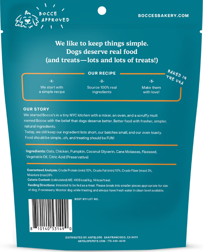 Bocce's Bakery Soft & Chewy- Phantom Feast 6oz