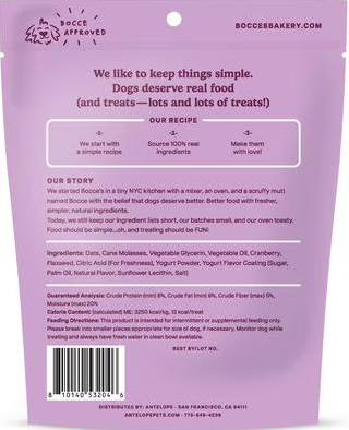 Bocce's Bakery Wild Cran Froyo