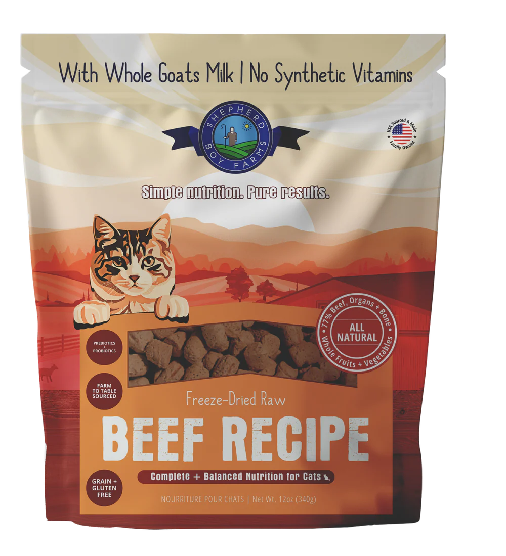 Shepherd Boy Farms Cat Freeze Dried Beef