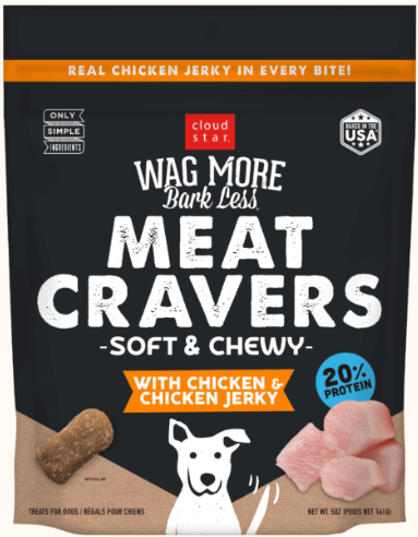 Cloud Star Wag More Bark Less Meat Cravers w/Chicken & Chicken Jerky