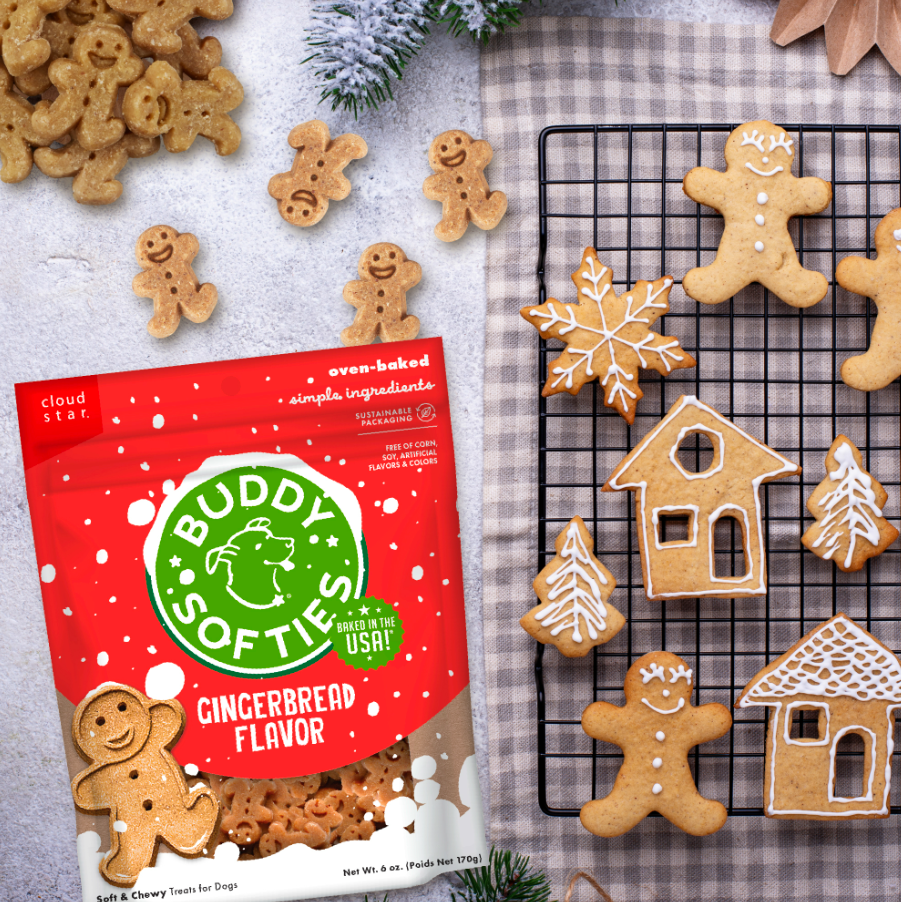 Cloud Star Buddy Softies - Gingerbread Flavor 6oz
