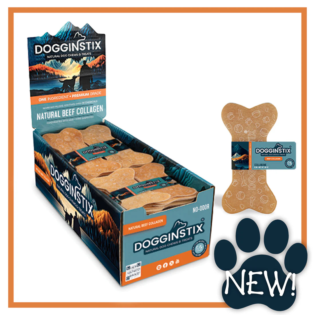 Dogginstix Beef Collagen