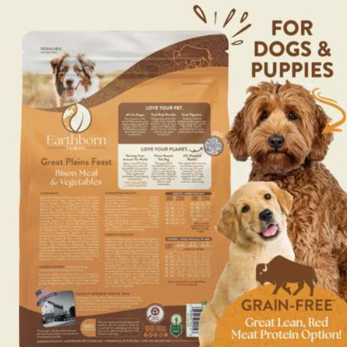 Earthborn Holistic Dog Grain Free Great Plains Feast