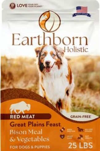 Earthborn Holistic Dog Grain Free Great Plains Feast