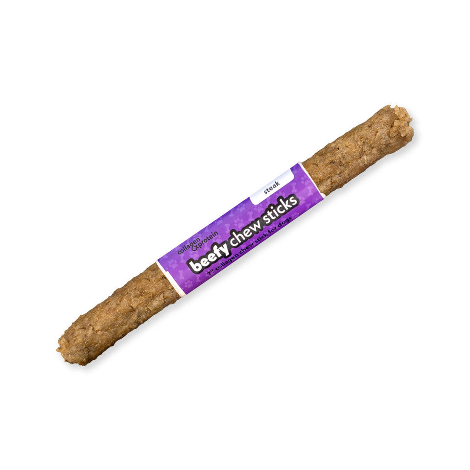 Frankly Mega Beefy Chew Sticks - Steak 7"