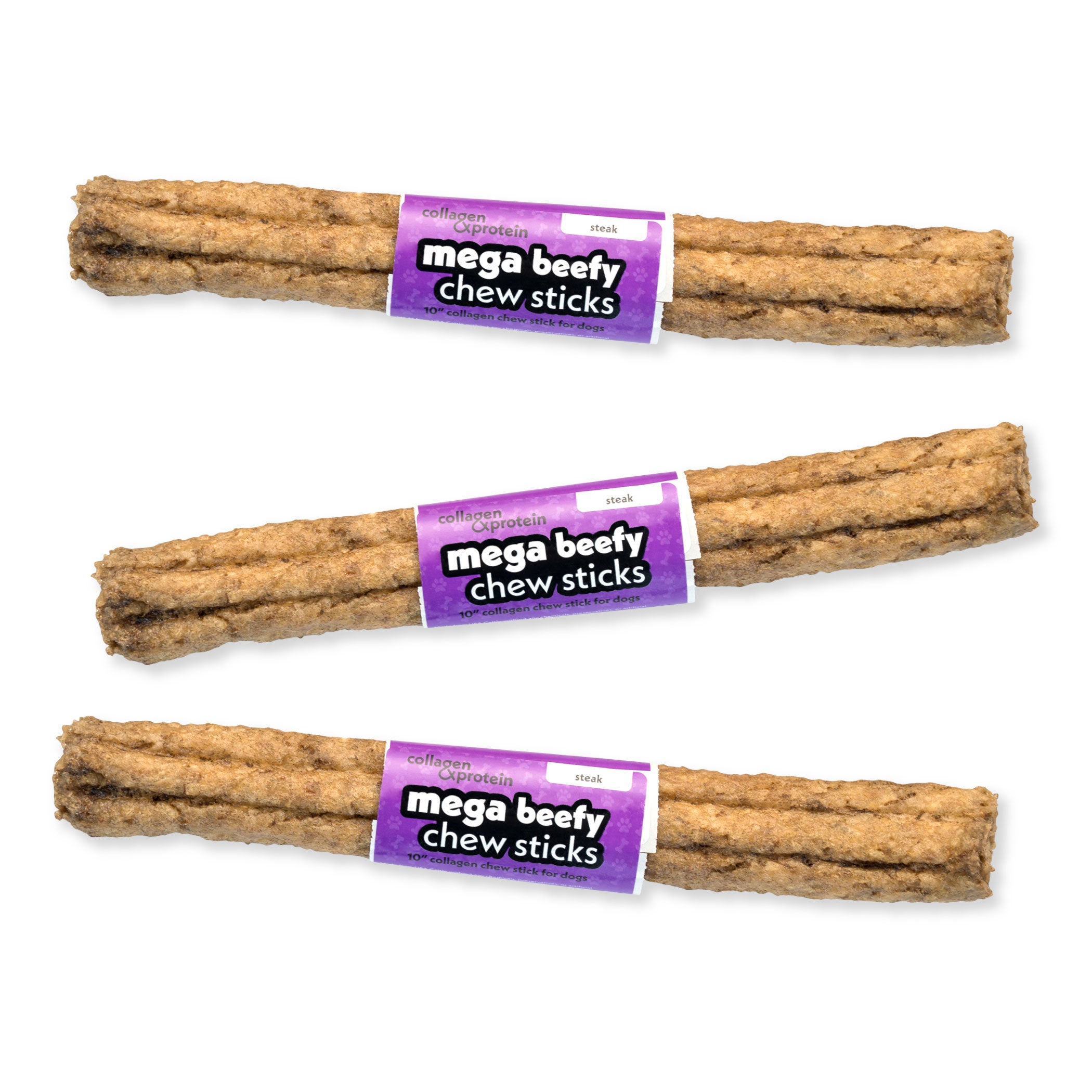 Frankly Mega Beefy Chew Sticks - Steak 7"