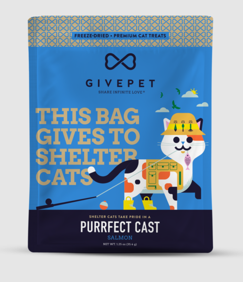GivePet Cat Grain Free Freeze Dried Perfect Cast Salmon