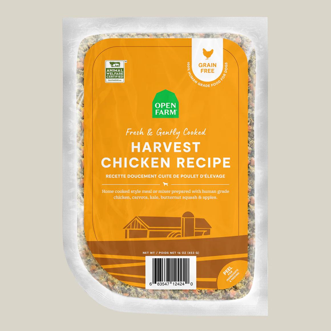 Open Farm Gently Cooked Frozen Dog Food - Chicken