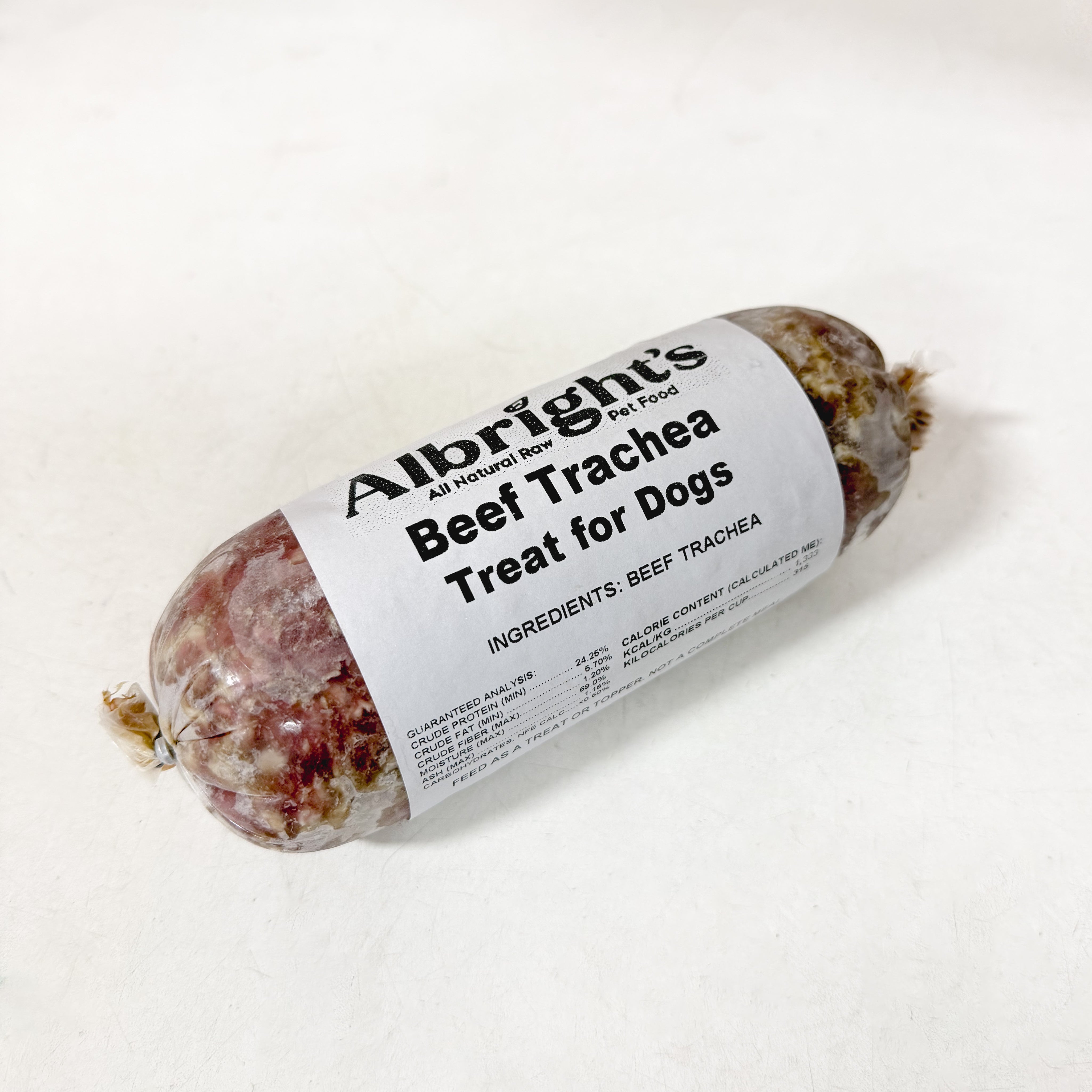 Albright's Ground Beef Trachea 1lb