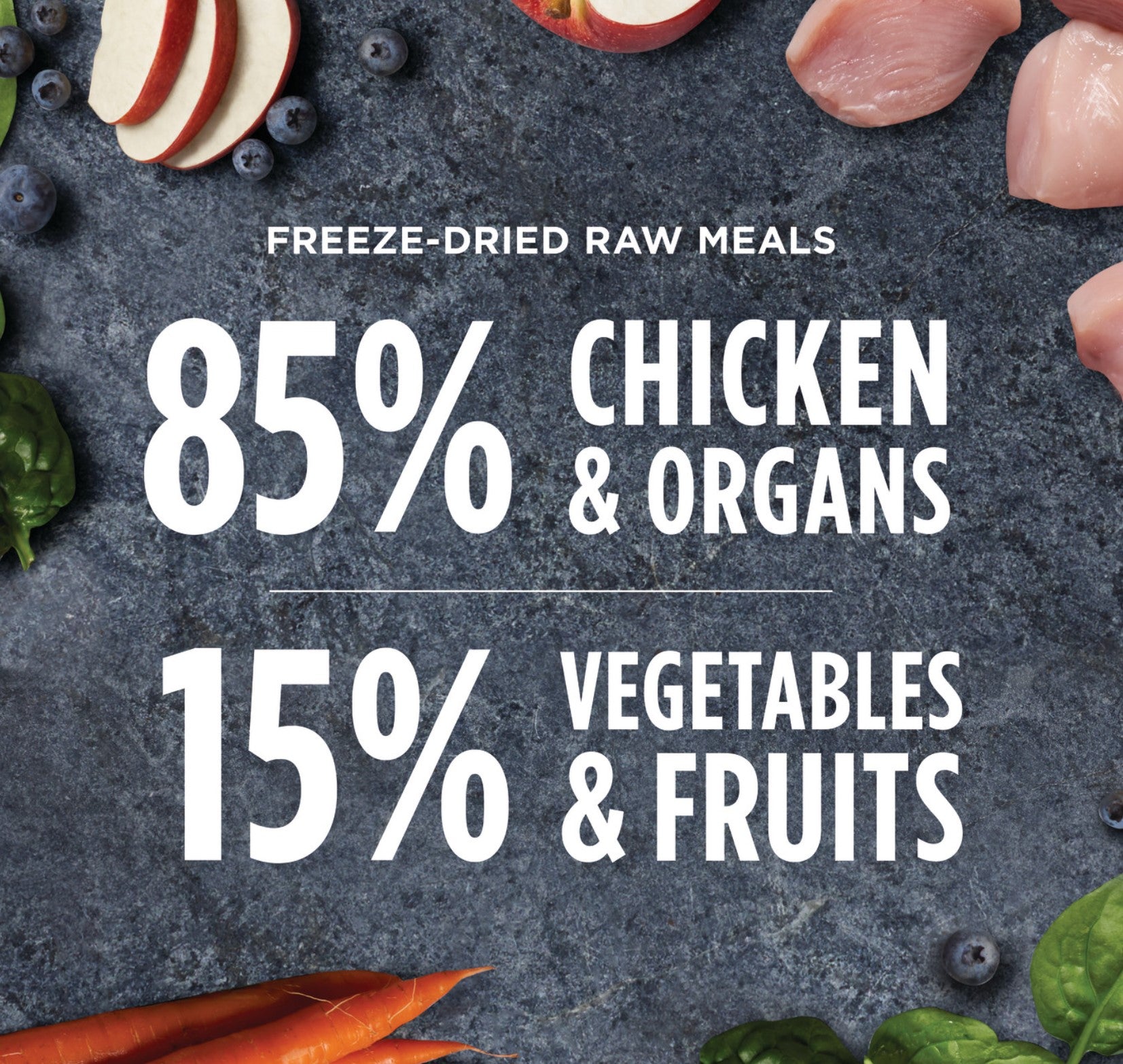 Instinct Raw Meals Cage-Free Chicken Recipe Grain- Free Freeze Dried Dog Food