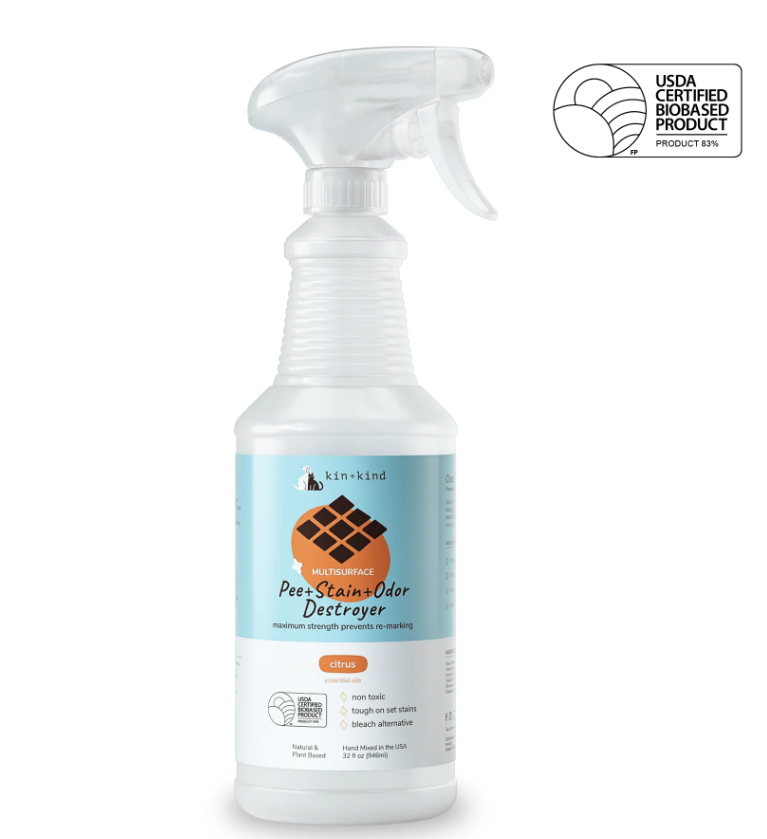 Kin + Kind Pee + Stain + Odor Destroyer - Citrus