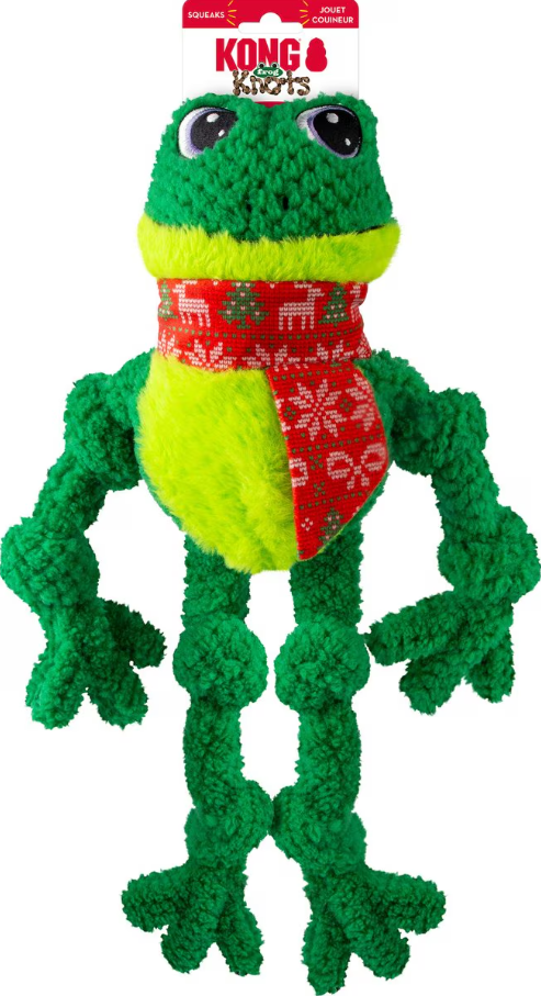 Kong Holiday Knot Frog