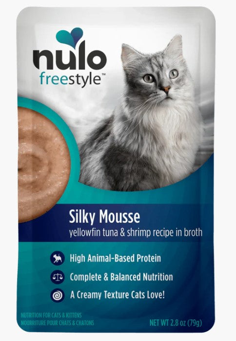 Nulo Cat Freestyle Silky Mousse Yellowfin Tuna & Shrimp in Broth