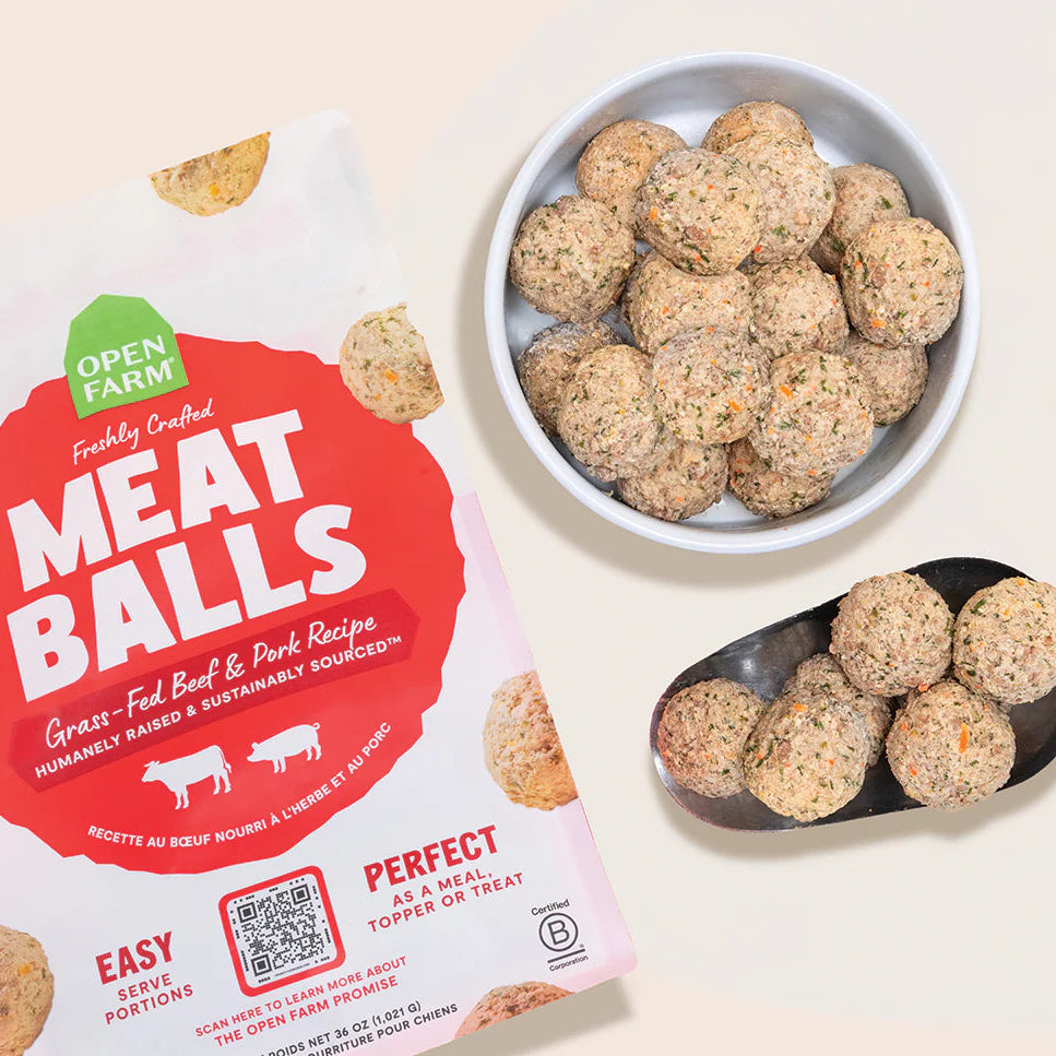 Open Farm Gently Cooked Meatballs - Beef & Pork