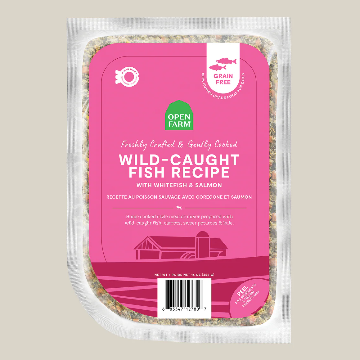 Open Farm Gently Cooked Frozen Dog Food - Fish