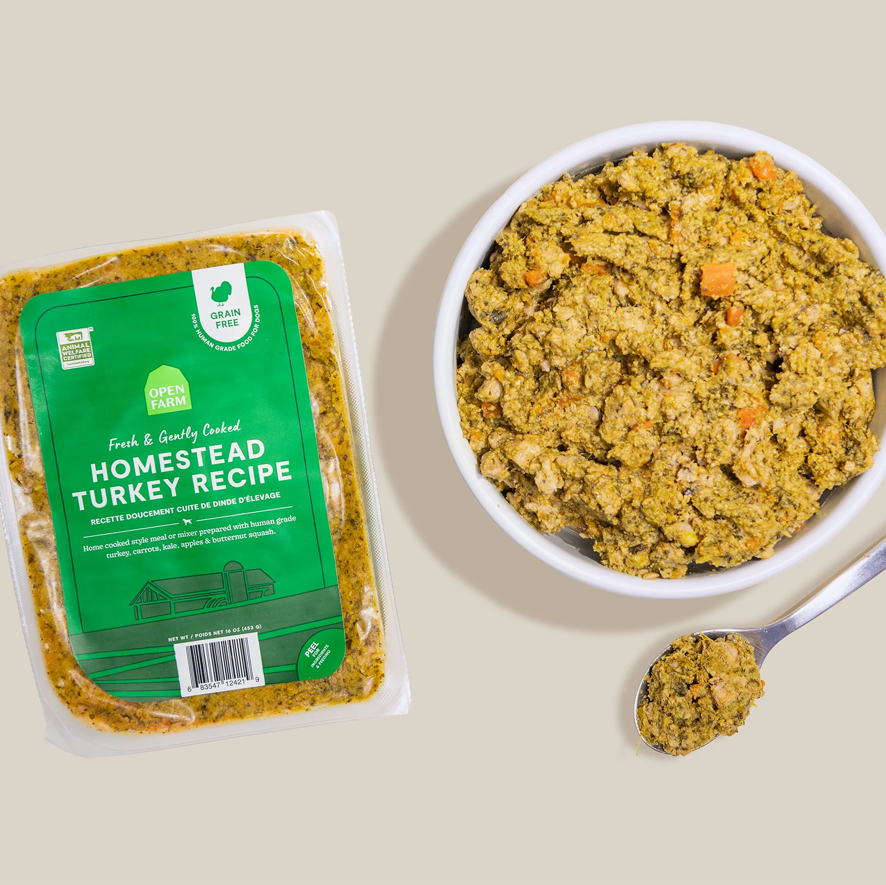 Open Farm Gently Cooked Frozen Dog Food - Turkey
