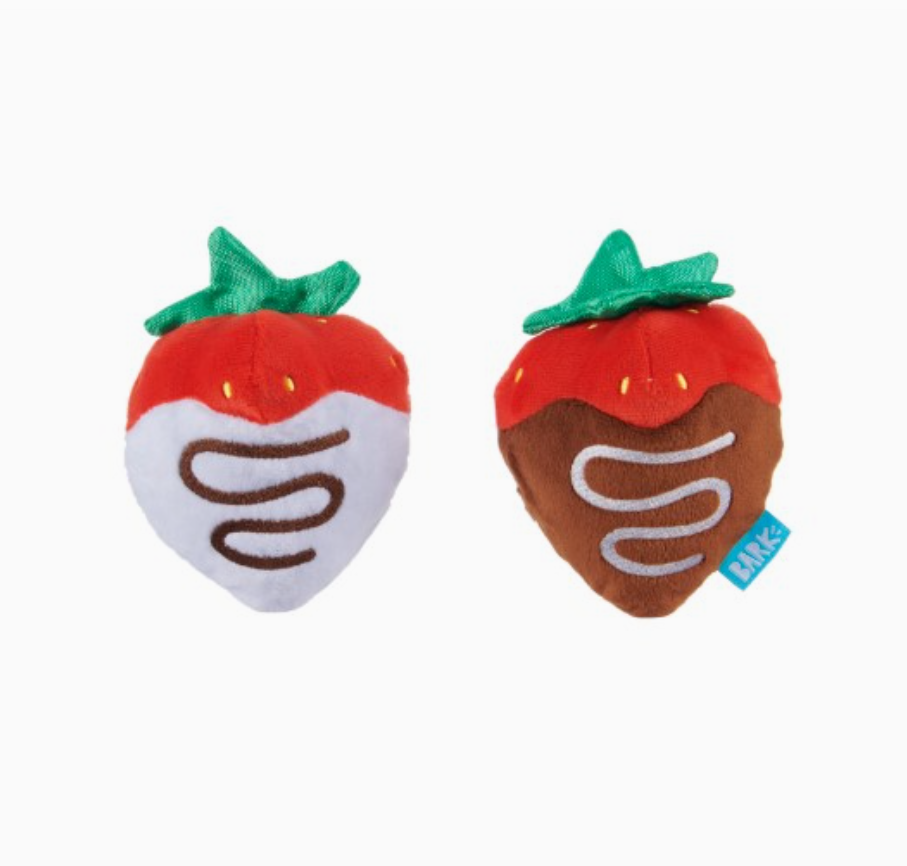 Photo inspiration: Gallery Detail: Bark Valentine S Chocolick Strawberries Plush Dog Toy
