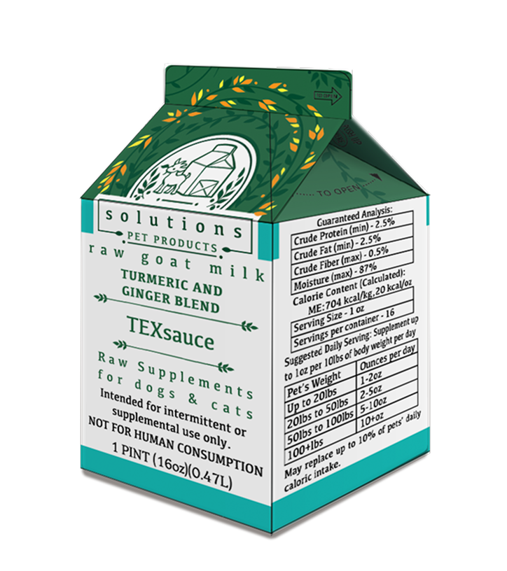 Solutions Pet Products TexSauce Cultured Raw Goat Milk - Pint