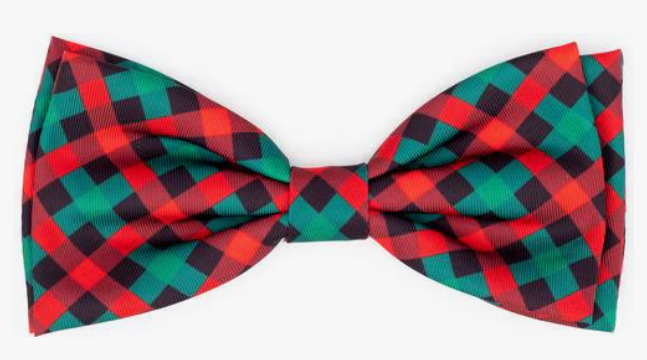 The Worthy Dog Bow Tie - Holiday Check