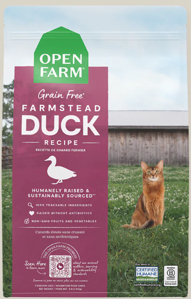 Open Farm Farmstead Duck Grain-Free Dry Cat Food