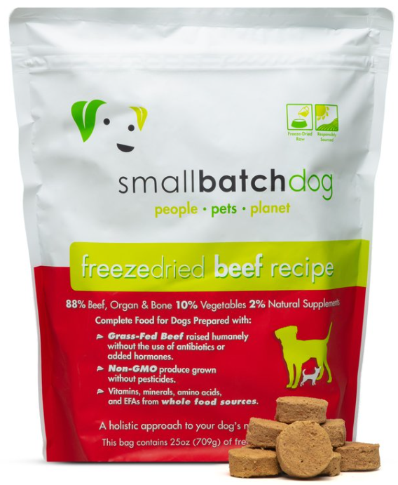 SmallBatch Freeze Dried Beef Recipe 14 oz
