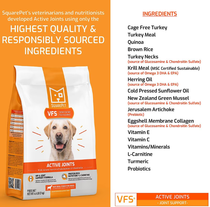 SquarePet VFS Canine Active Joints
