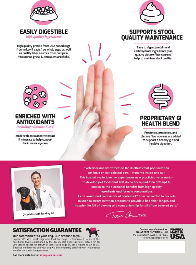 SquarePet VFS Canine Ideal Digestion