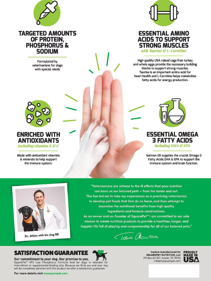 SquarePet VFS Canine Low Phosphorus