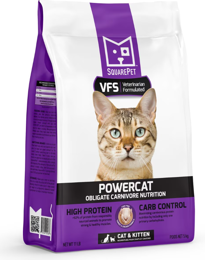 SquarePet VFS PowerCat Turkey & Chicken