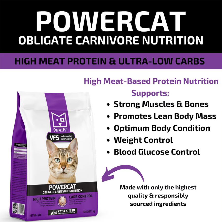 SquarePet VFS PowerCat Turkey & Chicken