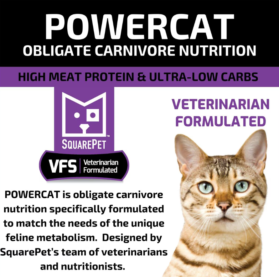 SquarePet VFS PowerCat Turkey & Chicken