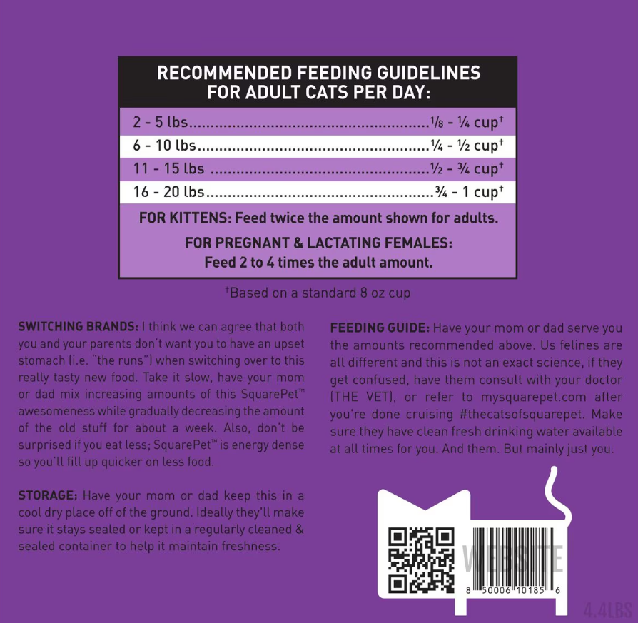 SquarePet VFS PowerCat Turkey & Chicken