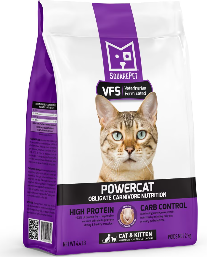 SquarePet VFS PowerCat Turkey & Chicken