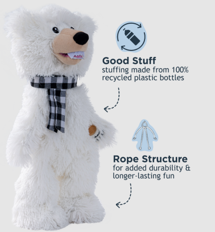 Tall Tails Stuffless Polar Bear