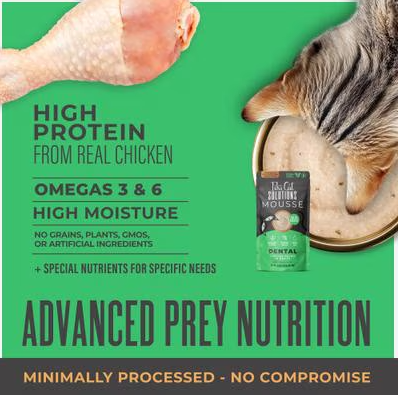 Tiki Cat Solutions Dental - Chicken Mousse 2.4oz Pouch