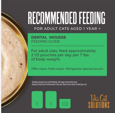 Tiki Cat Solutions Dental - Chicken Mousse 2.4oz Pouch