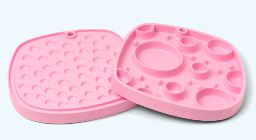 LIMITED EDITION Spring West Paw Bubbles Feast Mat - Bubblegum