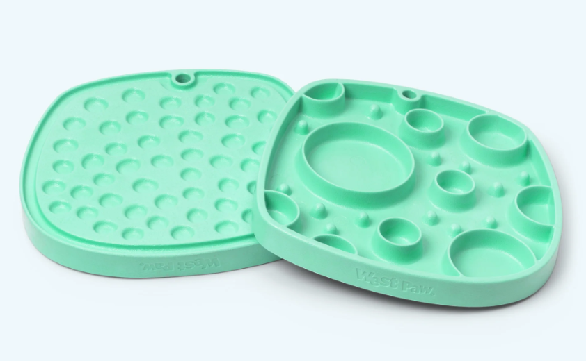 LIMITED EDITION Spring West Paw Bubbles Feast Mat - Mint