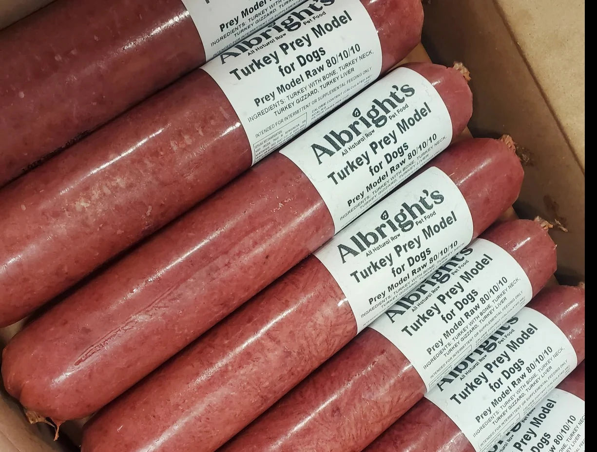 Albright's Turkey PMR - 2 lb Rolls Shipping Box w/ NO Dry Ice (22 Rolls)