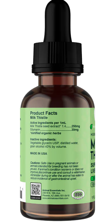 Animal Essentials Milk Thistle Tincture