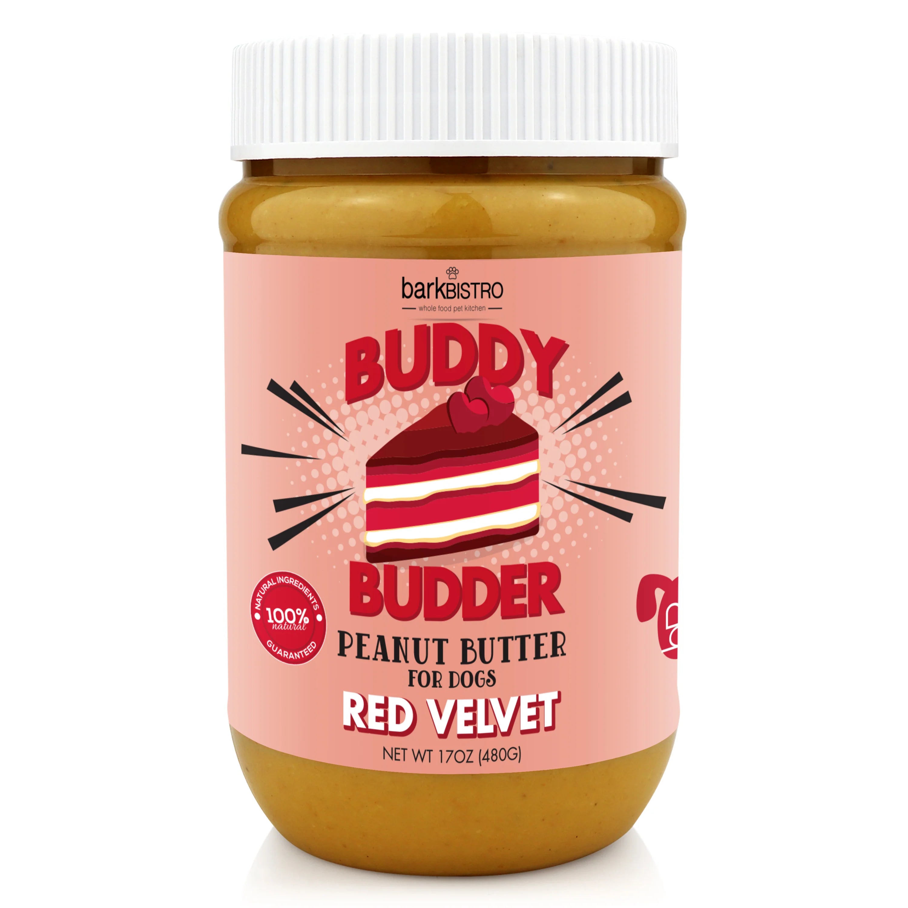 Bark Bistro Buddy Budder - Red Velvet 17oz