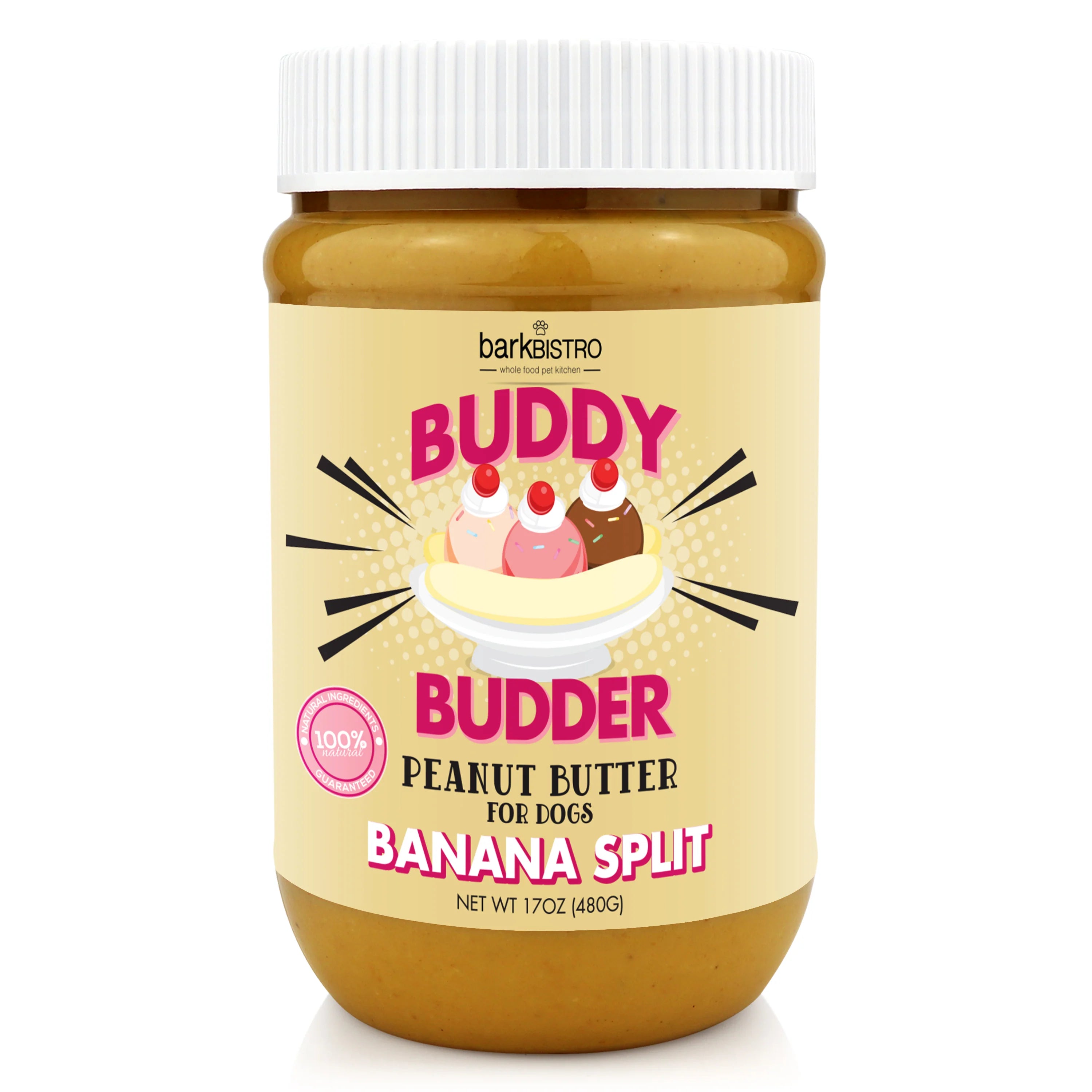 Bark Bistro Buddy Budder - Banana Split 17oz