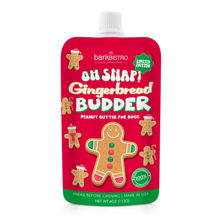 Bark Bistro Buddy Budder - Oh Snap! Gingerbread 4oz