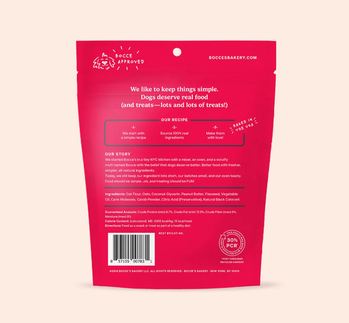 Bocce's Bakery Lumps of Coal Soft & Chewy Treats