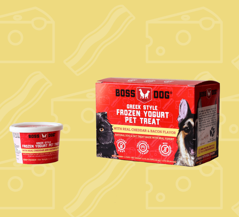 Boss Dog Cheddar & Bacon Frozen Yogurt